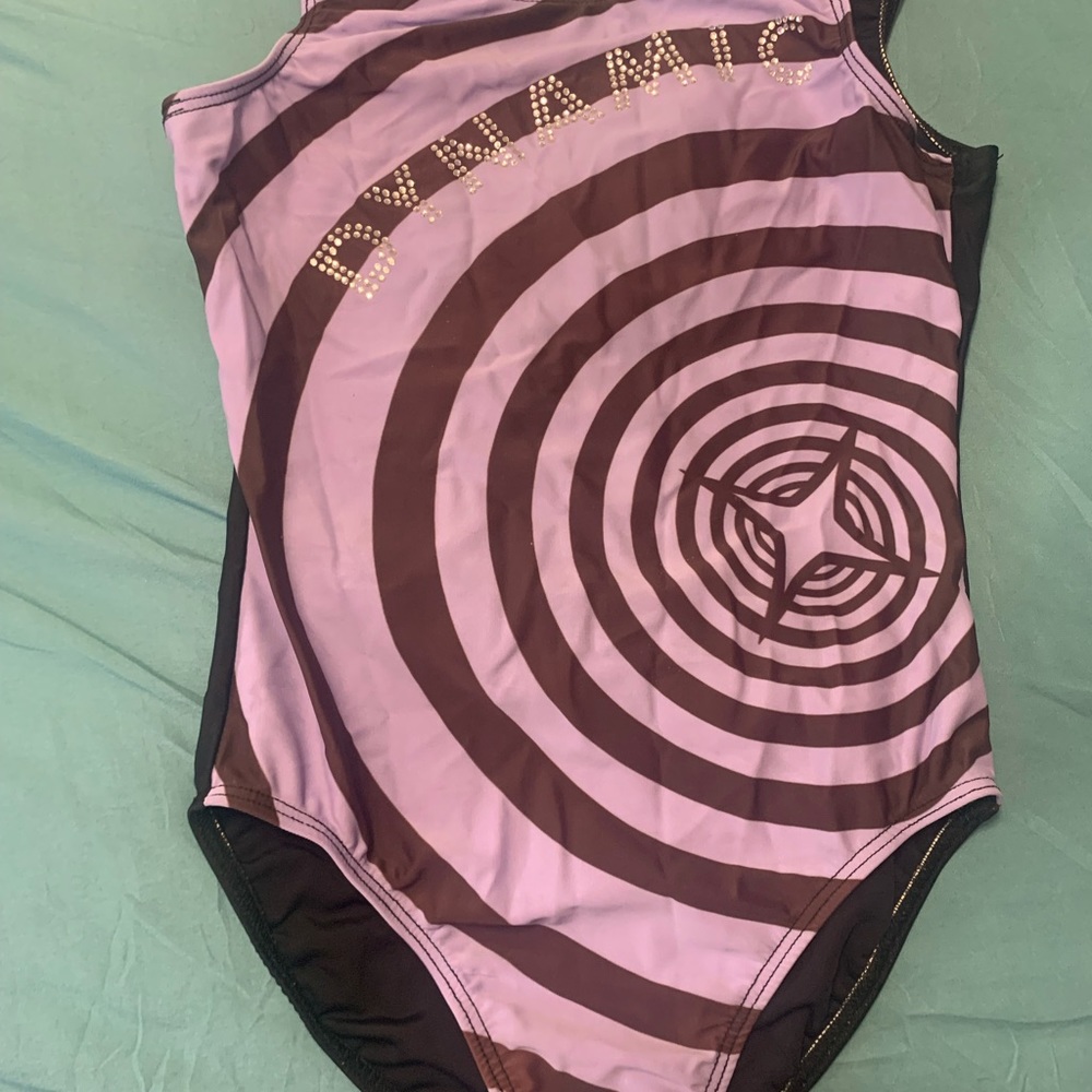 Kids leotard in Purple and Black